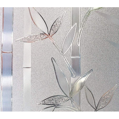 Film pour fenêtre statique-anti-transparent givre 90cm x 2 mètres