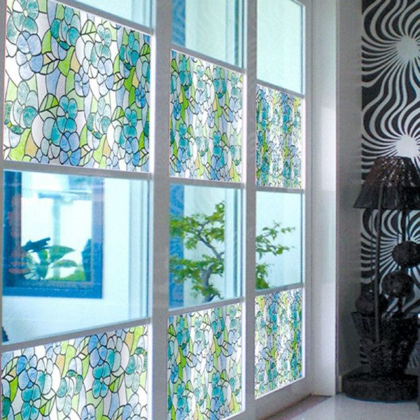 Mosaico in vetro colorato murale per porta, finestra Adesivo da parete per  frigorifero Copertura con buccia e bastone Decalcomania autoadesiva Avvolgi  porta murale Porta d'ingresso RD115 -  Italia