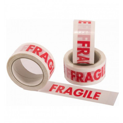 Nastro Adesivo per imballaggio stampato Fragile Polipropilene