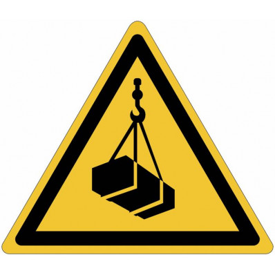 Panneaux de danger ISO 7010 "Charges suspendues" W015 Vente en