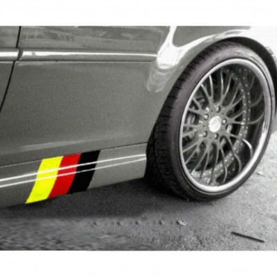 BMW German flag stickers for BMW Series E39 E46 E90 X3 X5 X6 1
