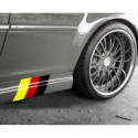 BMW German flag stickers for BMW Series E39 E46 E90 X3 X5 X6 1