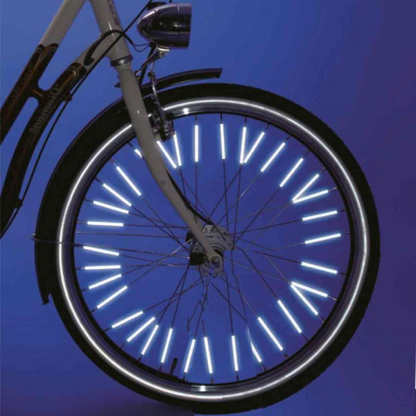 PhoenixDN 48 Pezzi Riflettori Raggi Bicicletta, Clip Riflettenti per  Bicicletta, Copriraggi Bici, Copriraggi Moto, Riflettori Raggi Bicicletta  per la Sicurezza di Guida di Notte,visibilità a 360° : : Sport e  tempo libero