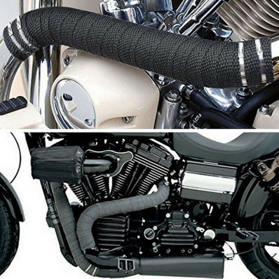 Cinta adhesiva aislante térmica para colectores de motocicletas 900 °