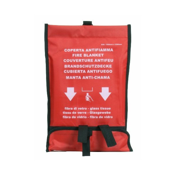Coperta ignifuga in sacchetto d rosso - All Gadget