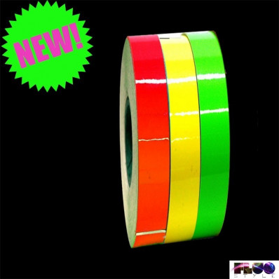 3M ™ Night reflective fluorescent strips for moto - 7mm x 6MT