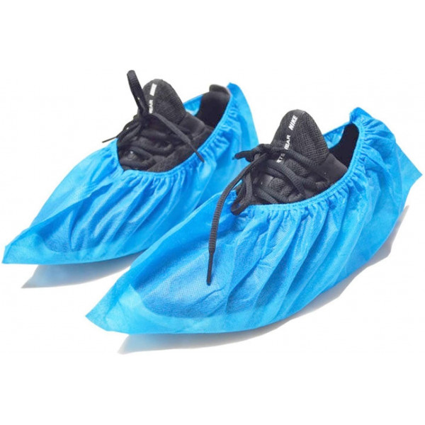 100/300pcs Couvre-chaussures jetables avec boucles en T adaptées à