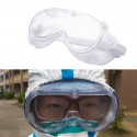 Safety and hygienic safety glasses resistant to scratches and splashes