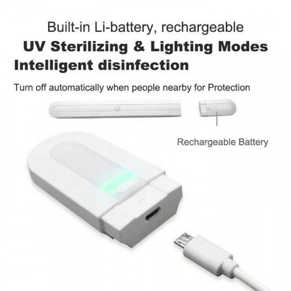 Luce Germicida Ultravioletta Portatile Sterilizzatore Portatile  Disinfezione UV Lampada 2W USB Alimentazione A Batteria Con Lampade A Raggi  Ultravioletti Du 4,5 €