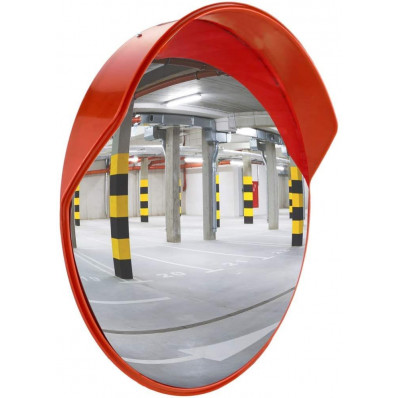 Miroir convexe pour signalisation de surveillance de sécurité