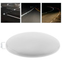 Reflector de carretera redondo en cerámica blanca 10 cm.