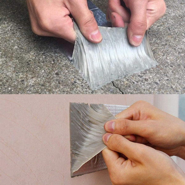 Cinta impermeable de papel de aluminio, cinta de butilo autoadhesiva  resistente