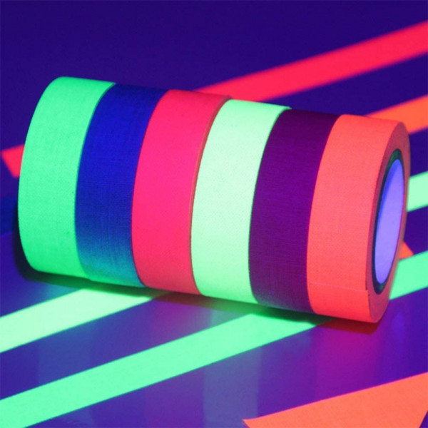 5M Fluoreszierend Band Gaffer Reflektierende Glanz Photolumineszierend Klebend 