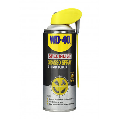 WD-40 Specialist ml 400 - Grasso Spray a Lunga Durata con Sistema Doppia Posizione - 400 ml, Transparente