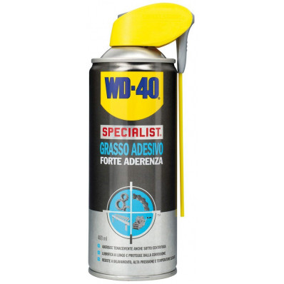 Especialista WD-40 400 ml - Spray de graxa de longa duração com sistema de dupla posição - 400 ml, transparente