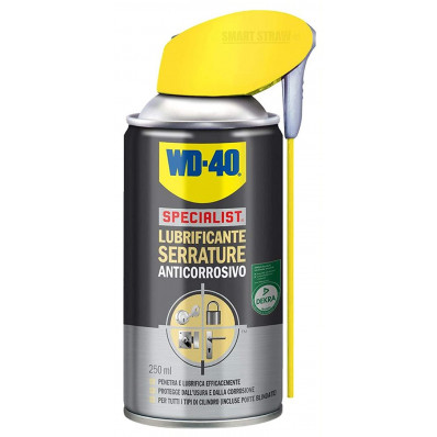 WD-40 Specialist - Lubrificante Serrature Spray Anticorrosivo con Sistema Doppia Posizione, 250 ml