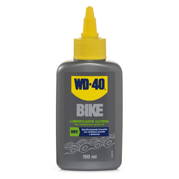 Le lubrifiant pour chaîne WD-40 BIKE est conçu pour le cyclisme dans des  conditions poussiéreuses et sèches