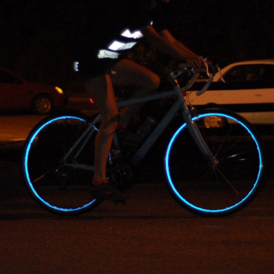 Bande réfléchissante fluorescente vtt vélo vélo cyclisme