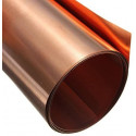 Rollo de cinta Hoja laminada de cobre puro al 99,9% 0,1 X 200 X