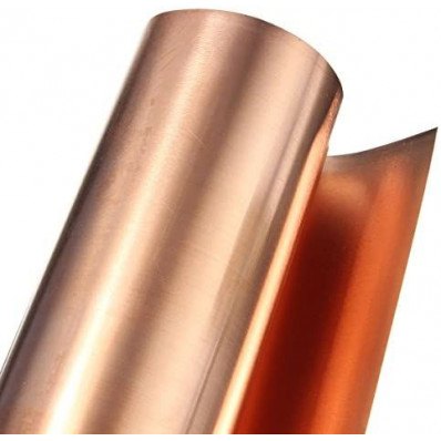 Kupferrolle Kupferfolie Kupferblech 0,2 x 100 mm verschiedene Längen 