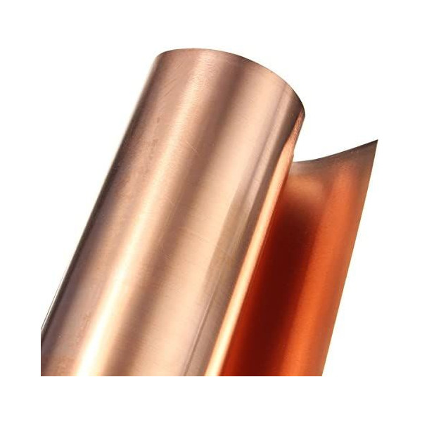 Hoja de cobre puro 99.9% 0.01-0.3mm Rollo de Papel de Aluminio Placa De Metal Fino Kit De Ancho 100-200mm 