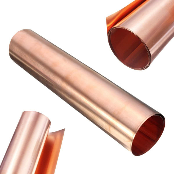 Hoja de cobre puro 99.9% 0.01-0.3mm Rollo de Papel de Aluminio Placa De Metal Fino Kit De Ancho 100-200mm 