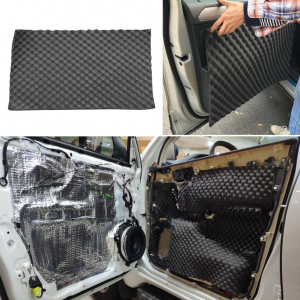 Stickerslab Adhesive Panel Antivibration Soundproofing Foam Car 50x100cm - Protection