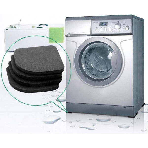 Coussinets anti-vibration pour machine à laver, 4 pièces, base de