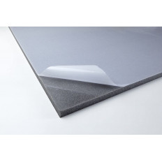 Reflective and thermo-insulating heat shield in aluminum