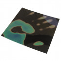 Liquid crystal thermochromic adhesive sheet that changes color