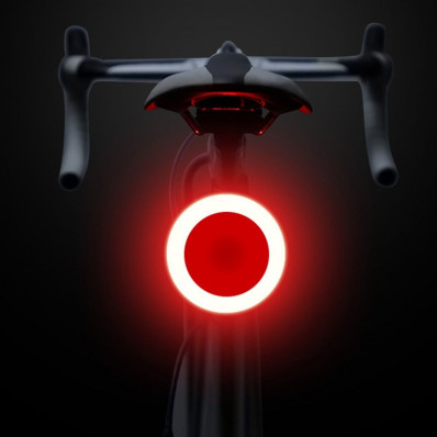 Lampe arrière de vélo LED avec 2 laser