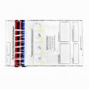 Maximum security envelope with numeric / barcode code and VOID