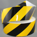 Reflective Yellow and Black chevron hazard warning tape Best