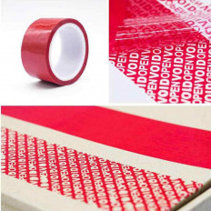 Cinta adhesiva decorativa cuadros rojos sobre fondo blanco - 1,5 cm x 7 m