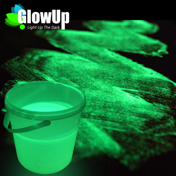 StickersLab - 1 kg de peinture phosphorescente photoluminescente s'allume  dans l'obscurité - Vert