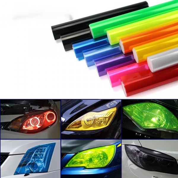 Acheter Film solaire Anti-UV pour pare-brise de voiture, autocollant  teinté, feuilles de fenêtre colorées, pare-soleil, accessoires de voiture