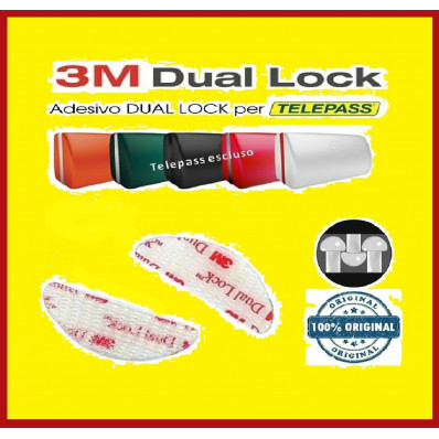 Dual lock SJ 3560 3M™ velcro adesivo singoli sagomati per Telepass  parabrezza