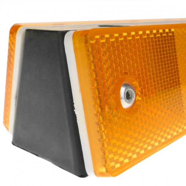 Reflektor 63 x 18 x 5,2mm Orange ECKIG Rückstrahler Selbstklebend Anh, 1,00  €