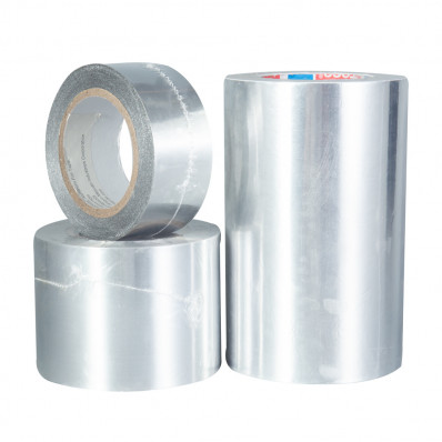 Silbernes Aluminiumband für hohe Temperaturen mit Trennschicht