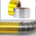 Nastro scudo termico protezione ignifugo calore oro/argento in fibra di vetro 50mm x 5M