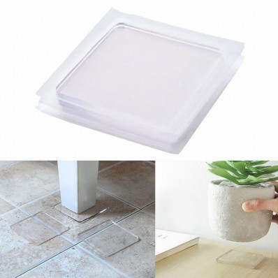 Set of 4 non-slip silicone mats, portable, anti-vibration, for washing machines / dryers / refrigerator household appliances