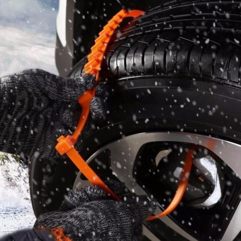 Fascette da neve per pneumatici auto (10pz)