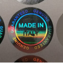 64 holograms guarantee and safety 19mm seals written "MADE IN