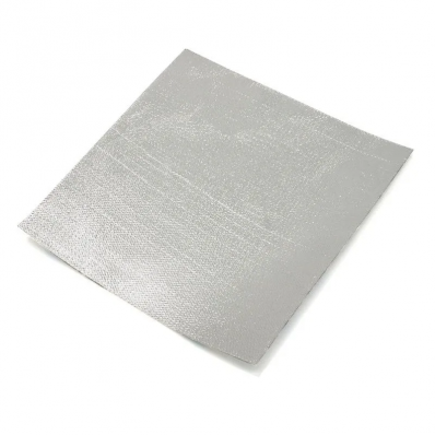 Painel termoadesivo em tecido e escudo térmico de alumínio