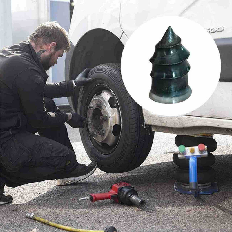 Kit de Reparación de Neumáticos, Juego Reparación de Neumáticos, Reparación  de Neumáticos, Kit Pinchazos Coche, Kit Repara Pinchazos De Reparación