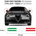 Stripes Italian Tricolor Adhesive Strips for Alfa Romeo Giulia