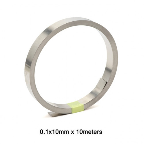 Reines Nickelstreifenband 0,1 × 10 mm × 10 M für