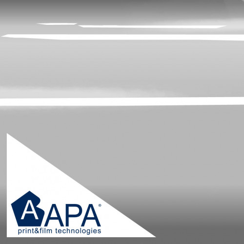 Película adesiva brilhante Manhattan cinza APA fabricado na Itália embalagem de carro h152