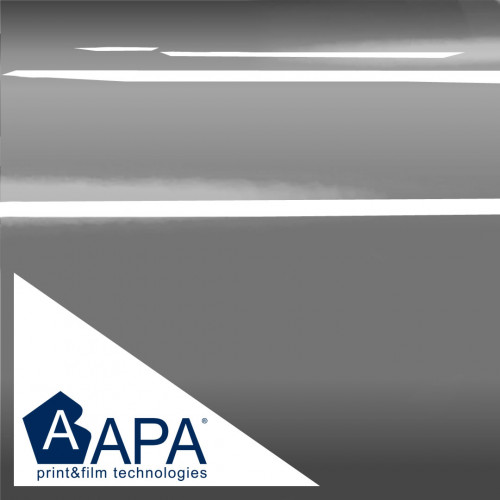 Película adesiva brilhante Rainstorm cinza APA fabricado na Itália embalagem de carro h152