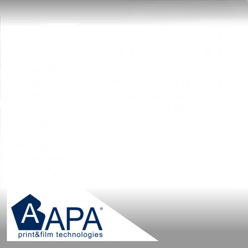 Película adesiva APA branca brilhante fabricada na Itália para